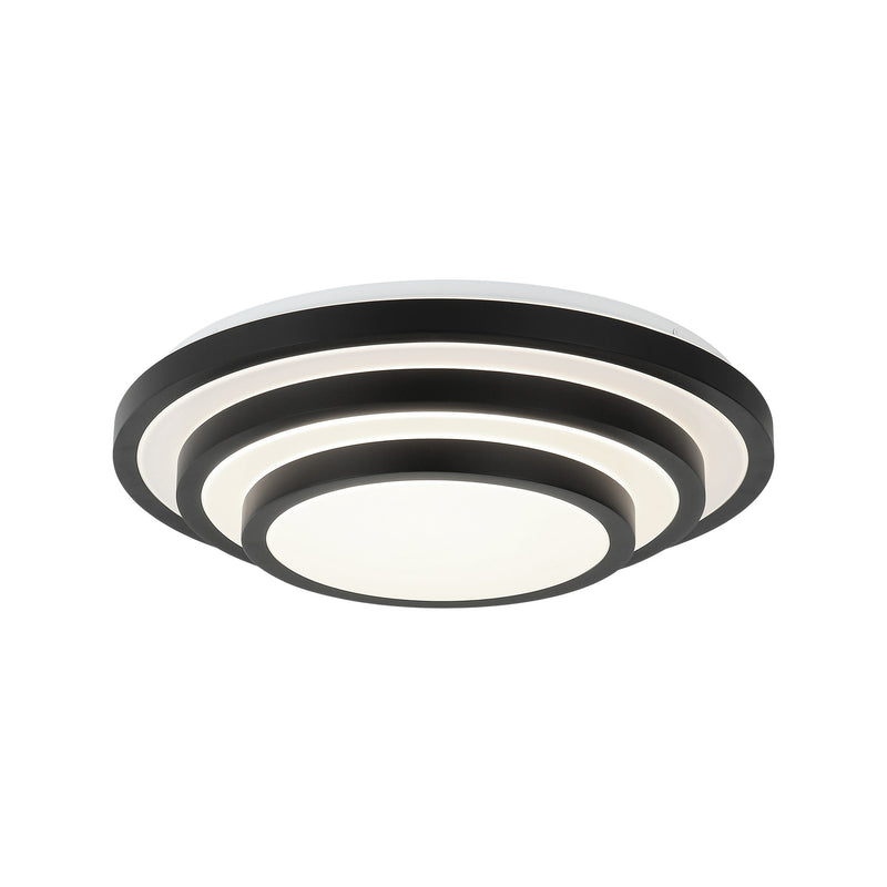 Helix 19.5" Flush Mount in Matte Black