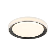 Oculus 16" LED Flush Mount in Black