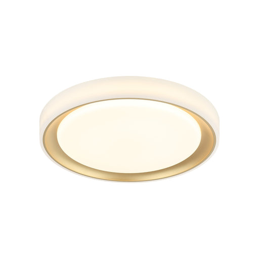 Oculus 16" LED Flush Mount in Gold
