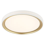Oculus 19.5" LED Flush Mount in Gold