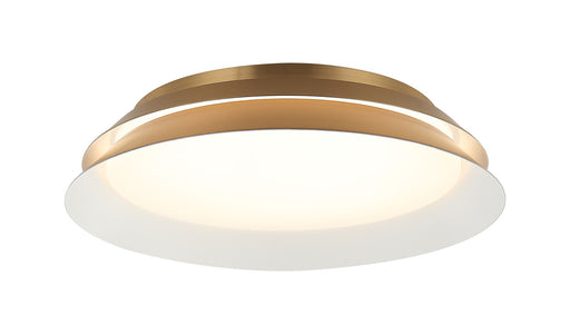 Dahlia 14" LED Wall / Ceiling Light in Aged Gold Brass