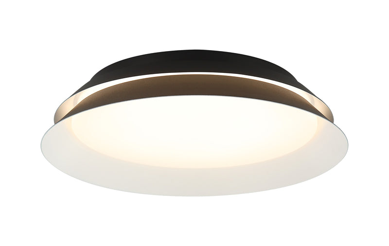 Dahlia 14" LED Wall / Ceiling Light in Matte Black