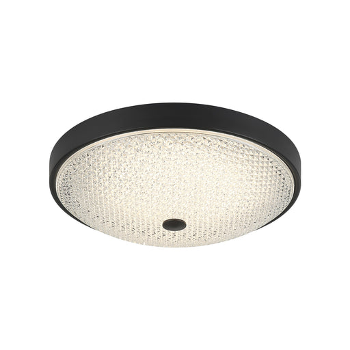 Bella 12.5" Flush Mount in Matte Black