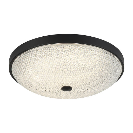 Bella 16.5" Flush Mount in Matte Black
