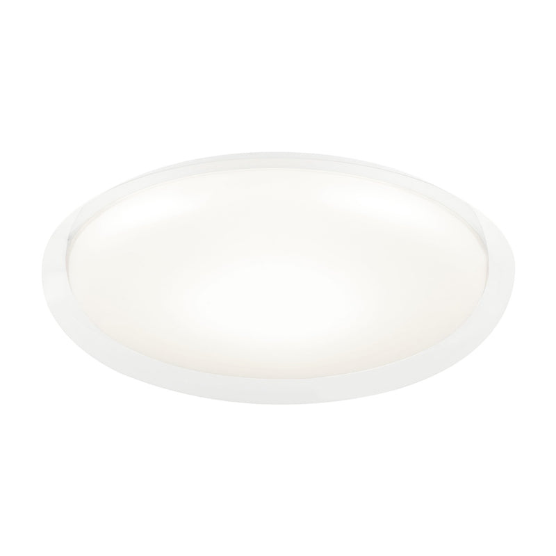 Aurora 20" Flush Mount in White