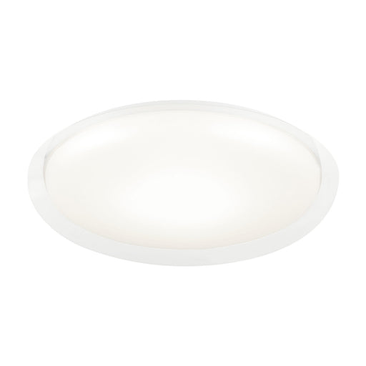Aurora 20" Flush Mount in White