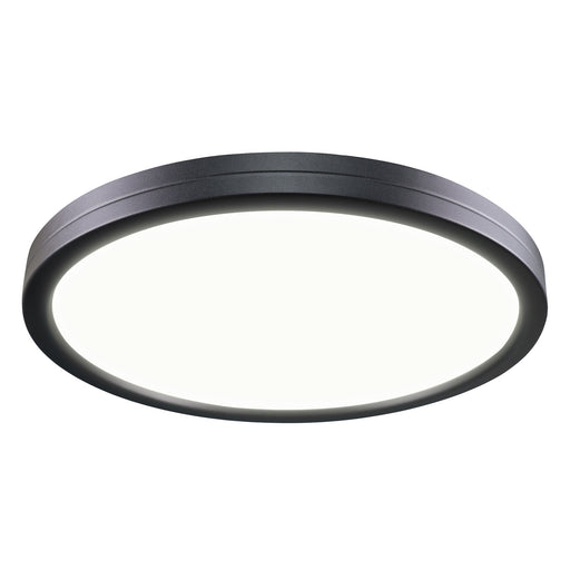 Stratos 12" LED Flush Mount in Matte Black