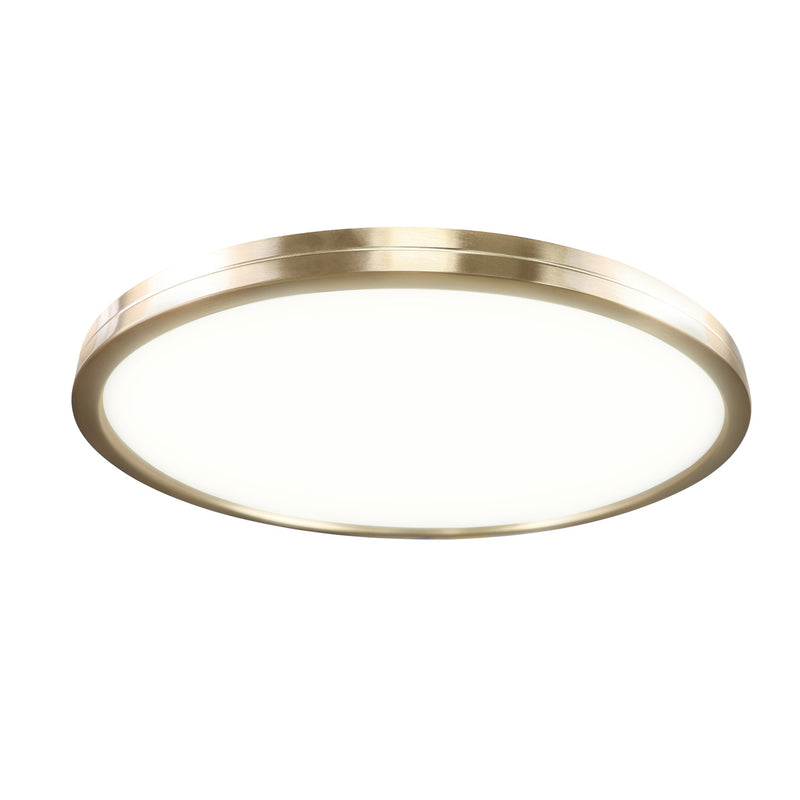 Stratos 16" LED Flush Mount in Champagne Gold