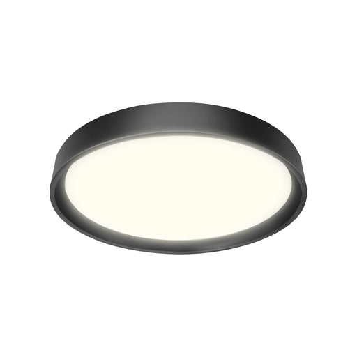 Delta 12" LED Flush Mount in Matte Black