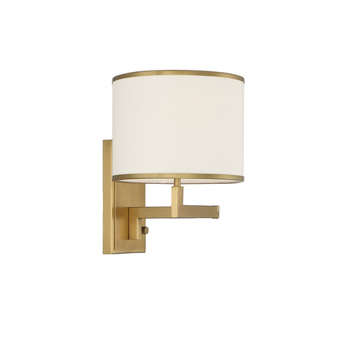 Madison 1 Light 10" Task Sconce in Aged Brass