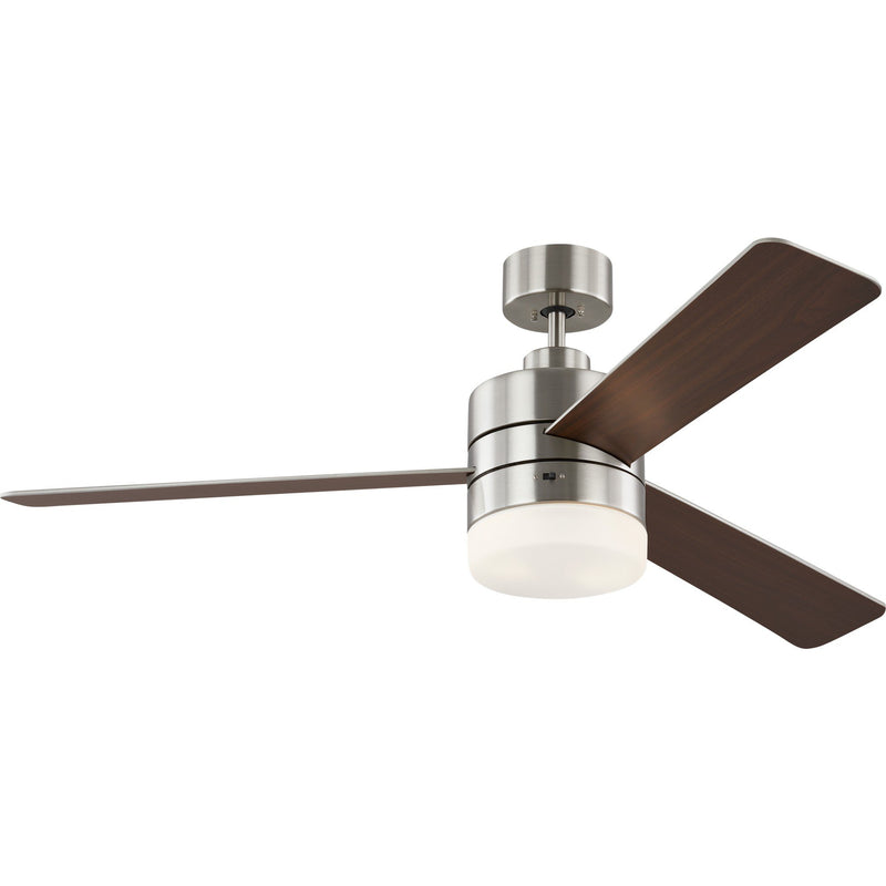 Era 52" LED Ceiling Fan in Brushed Steel