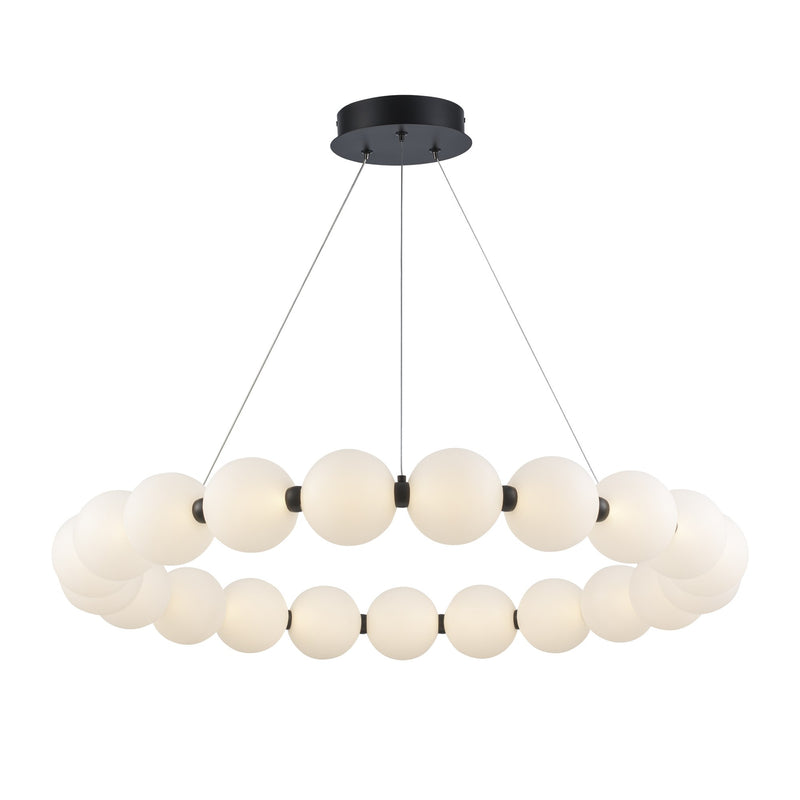 Orb II 33" LED Pendant in Black