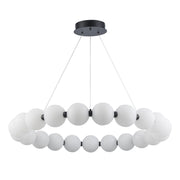 Orb II 33" LED Pendant in Black