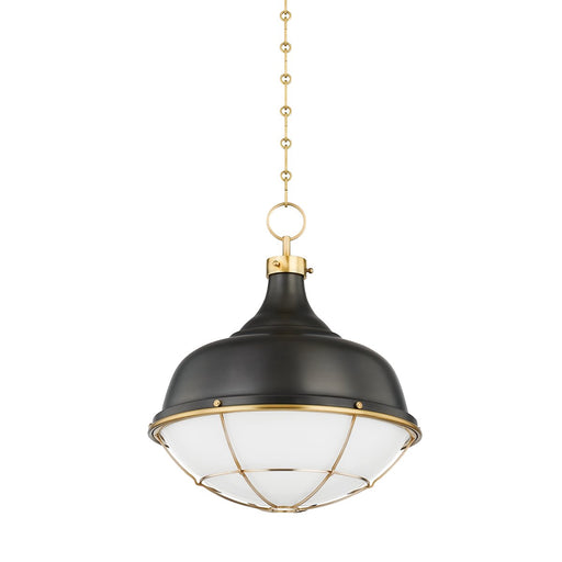 Holkham Pendant in Aged Brass / Distressed Bronze