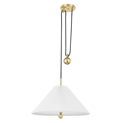 Dorset Pendant in Aged Brass