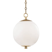 Sphere No.1 Small Pendant in Aged Brass