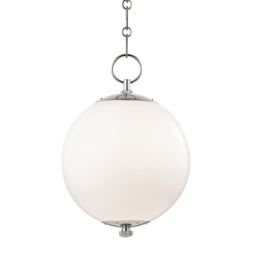 Sphere No.1 Small Pendant in Polished Nickel