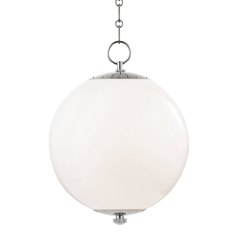 Sphere No.1 Large Pendant in Polished Nickel