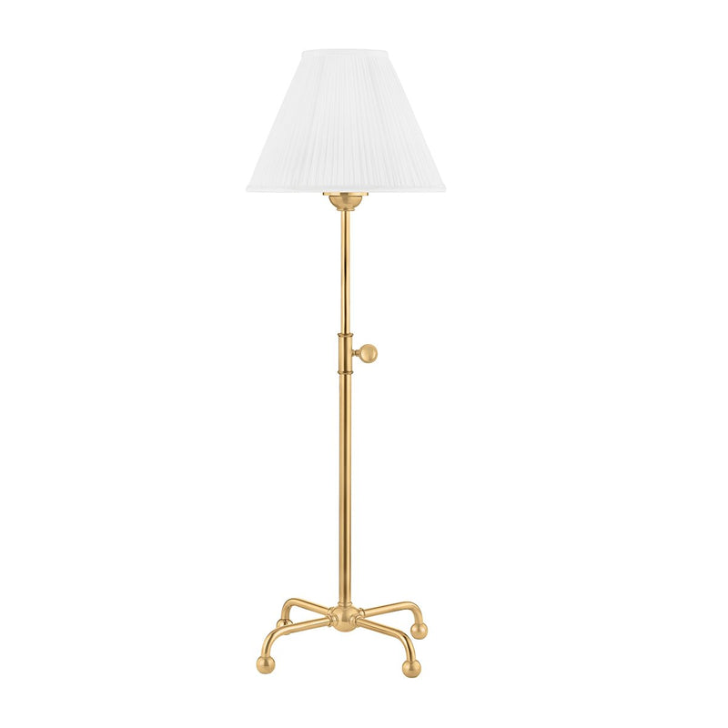 Classic No.1 Table Lamp in Aged Brass