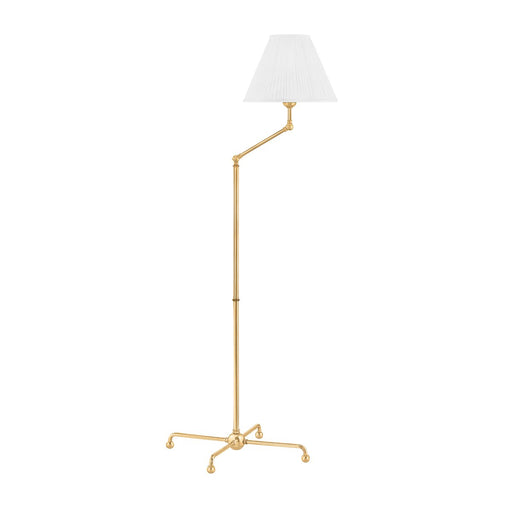 Classic No.1 Floor Lamp in Aged Brass