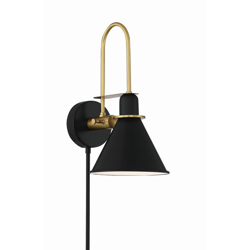 Medford 1 Light 7" Task Sconce in Matte Black