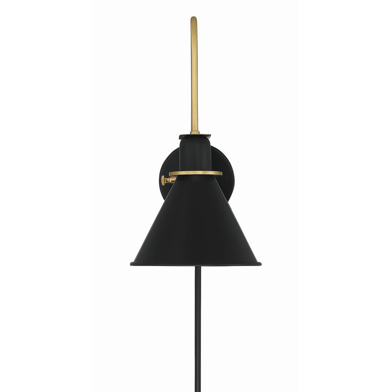 Medford 1 Light 7" Task Sconce in Matte Black