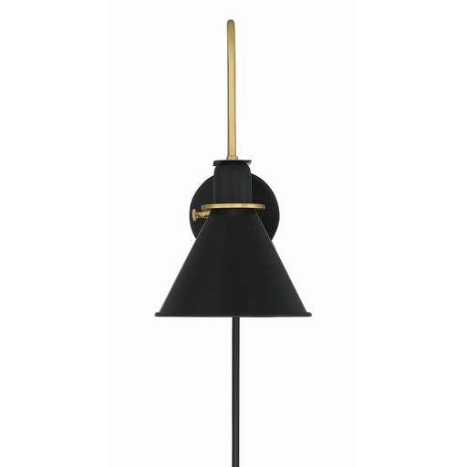 Medford 1 Light 7" Task Sconce in Matte Black