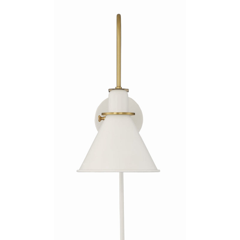 Medford 1 Light 7" Task Sconce in White