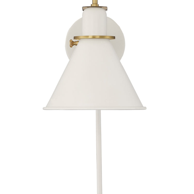 Medford 1 Light 7" Task Sconce in White
