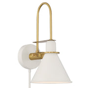 Medford 1 Light 7" Task Sconce in White