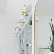 Medford 1 Light 7" Task Sconce in White in a room setting