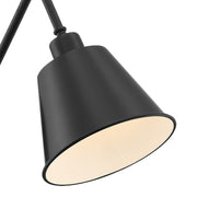 Mitchell 1 Light 7.25" Task Sconce in Matte Black