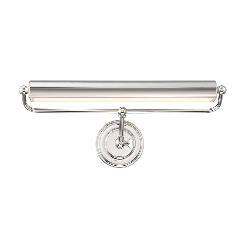 Miller 1 Light 21.5" Integrated LED Picture Light in Polished Nickel