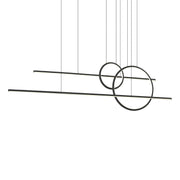 Chute Calypso 56" Pendant in Black