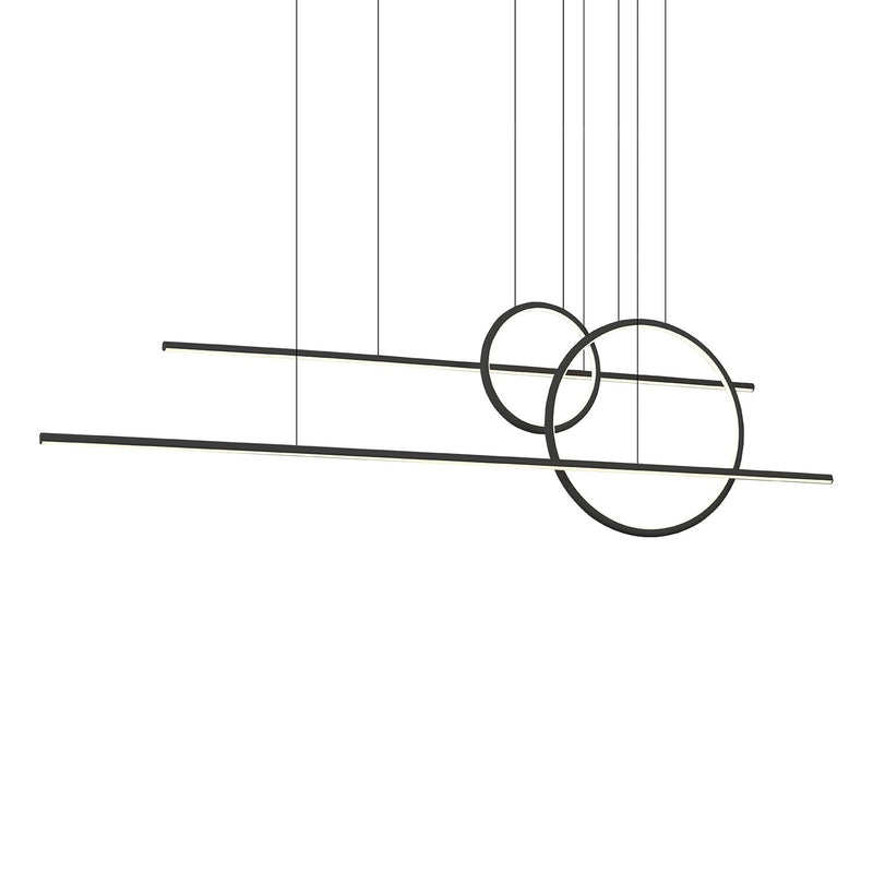 Chute Calypso 56" Pendant in Black