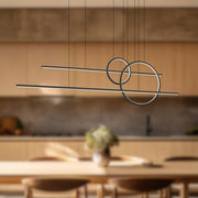 Chute Calypso 56" Pendant in Black