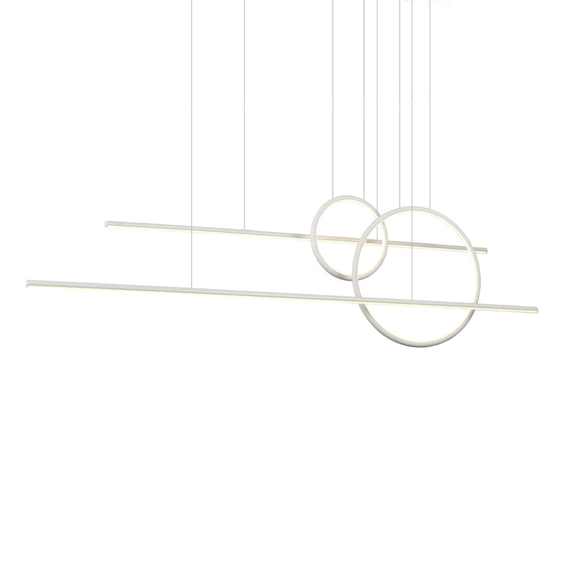 Chute Calypso 56" Pendant in White