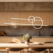 Chute Calypso 56" Pendant in White