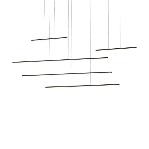 Chute Motion 60" Linear Pendant in Black