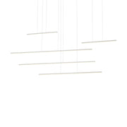 Chute Motion 60" Linear Pendant in White