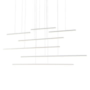 Chute Motion 70" Linear Pendant in White