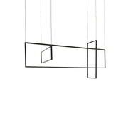 Arkell 56" Multi-Drop Pendant in Black