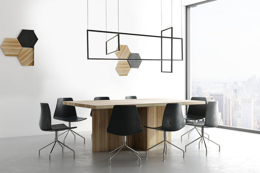Arkell 56" Multi-Drop Pendant in Black