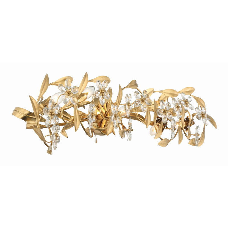 Marselle 5 Light 42" Bathroom Vanity in Antique Gold