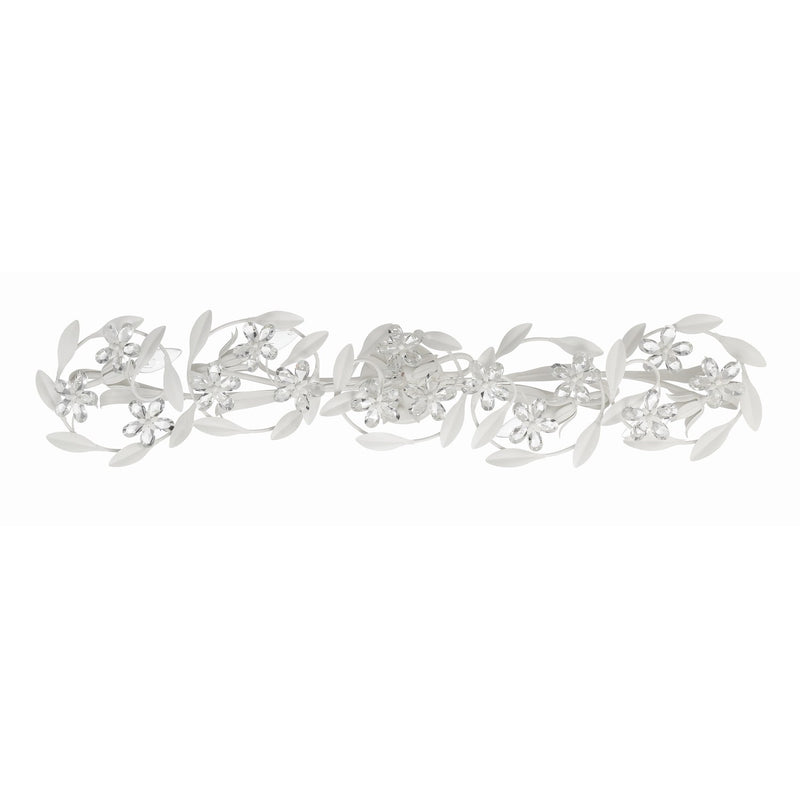 Marselle 5 Light 42" Bathroom Vanity in Matte White