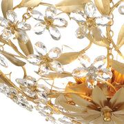Marselle 6 Light 24" Pendant in Antique Gold