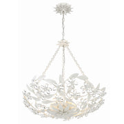 Marselle 6 Light 24" Pendant in Matte White