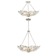 Marselle 6 Light 24" Pendant in Antique Silver