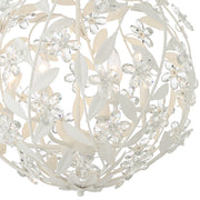 Marselle 6 Light 22" Chandelier in Matte White