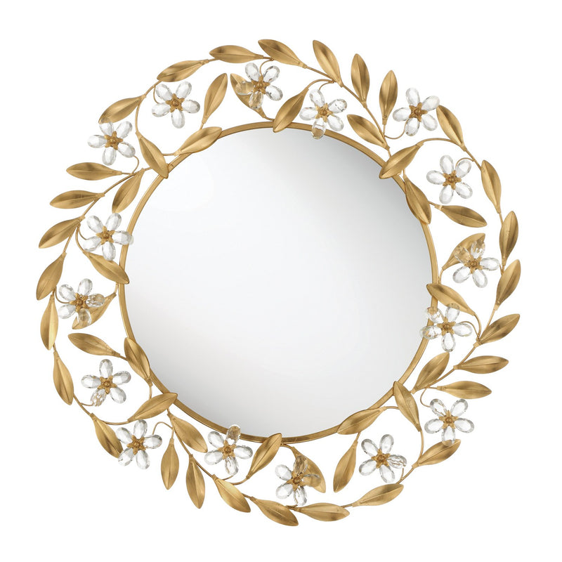 Marselle 30" Mirror in Antique Gold